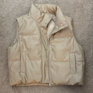 Faux Leather Vest